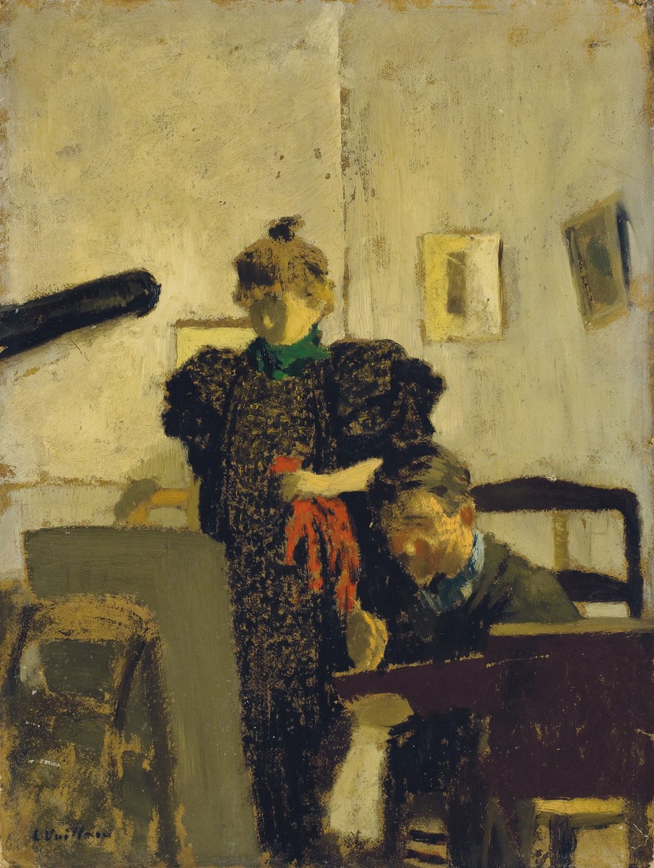 Vallotton a Natansonsnál", 1897 alkotó: Edouard Vuillard