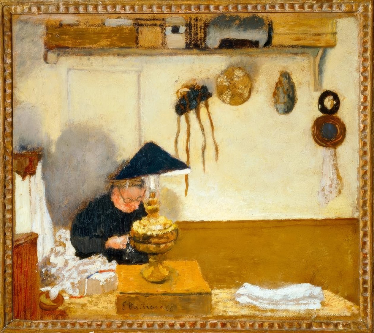 Vuillard, Madame Vuillard Varrás alkotó: Edouard Vuillard