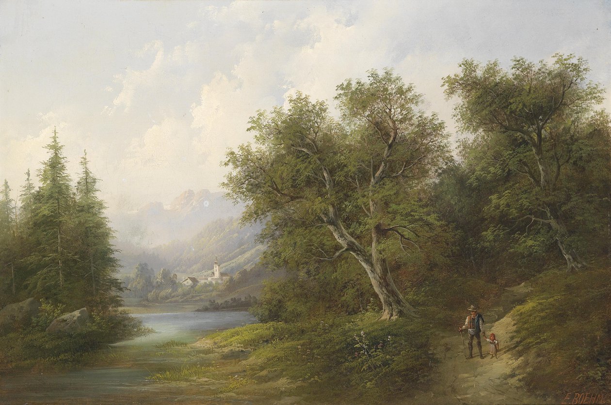 Játék Ehrenhausen közelében, Alsó -Stájerországban alkotó: Eduard Boehm