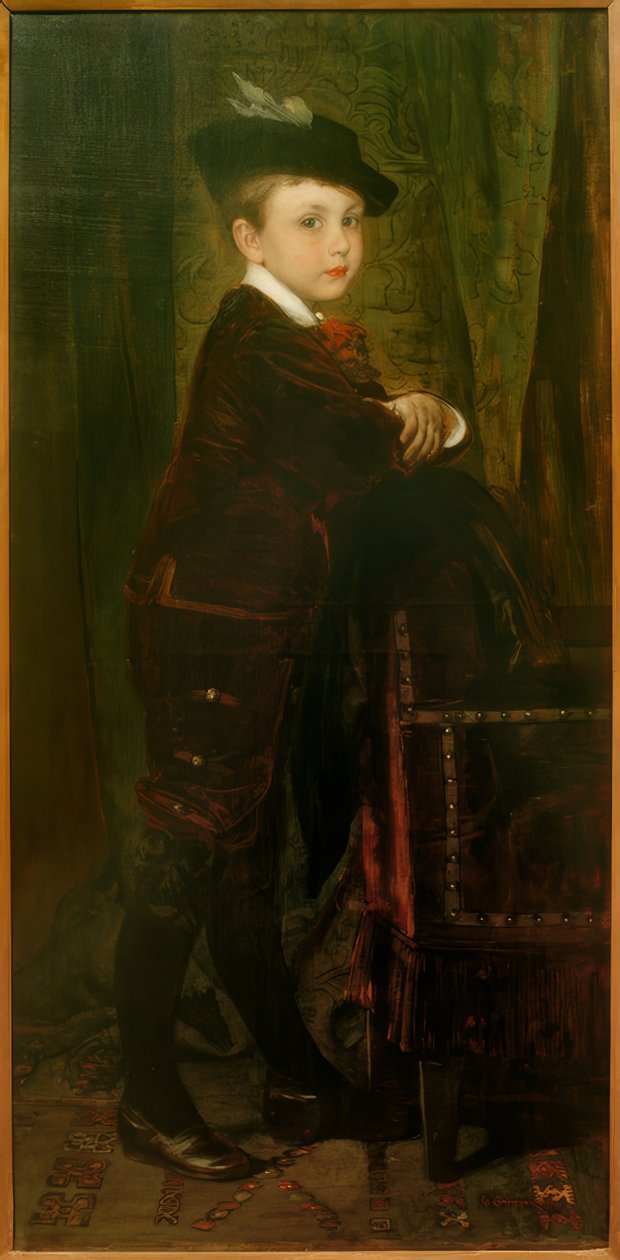 Hans von Liebieg portréja alkotó: Eduard Charlemont