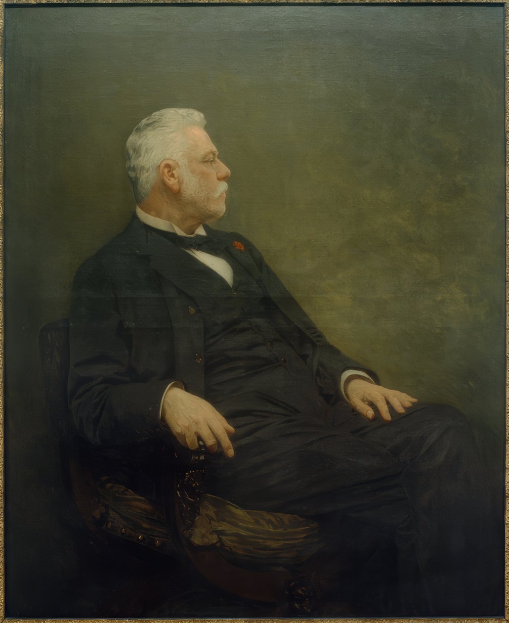 Heinrich von Liebieg portréja, 1900 körül alkotó: Eduard Charlemont