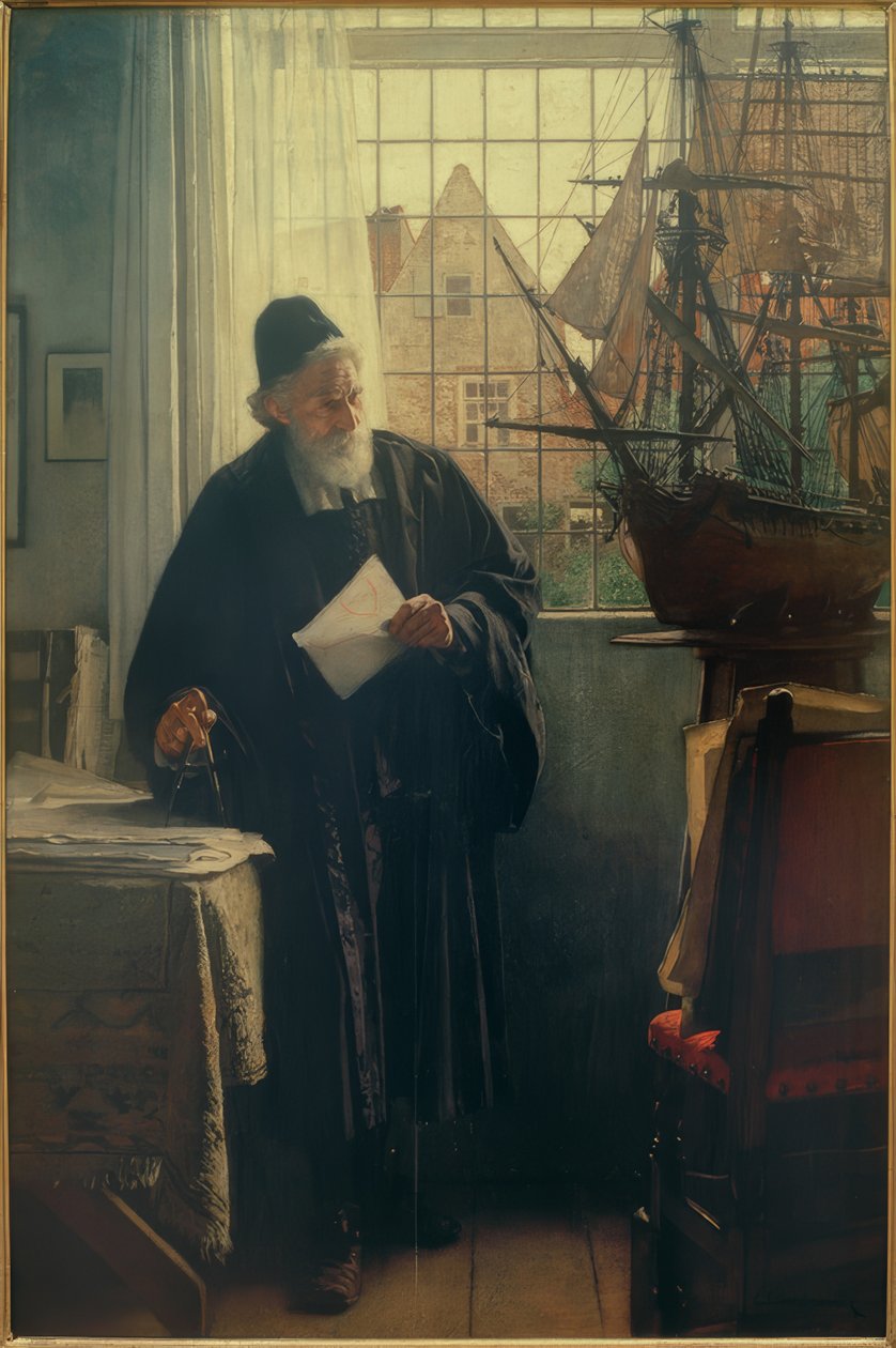 Hajóépítő alkotó: Eduard Charlemont