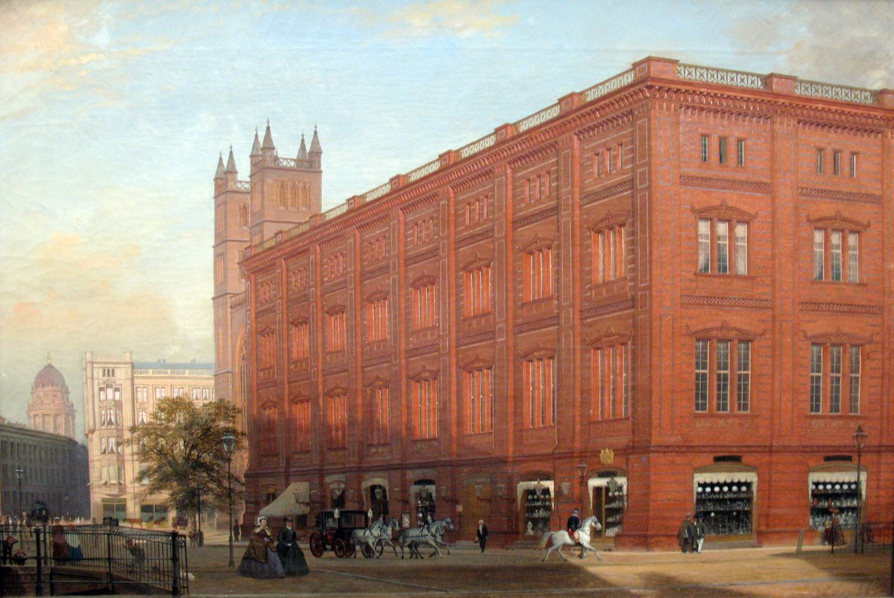 A berlini Bauakademie alkotó: Eduard Gaertner