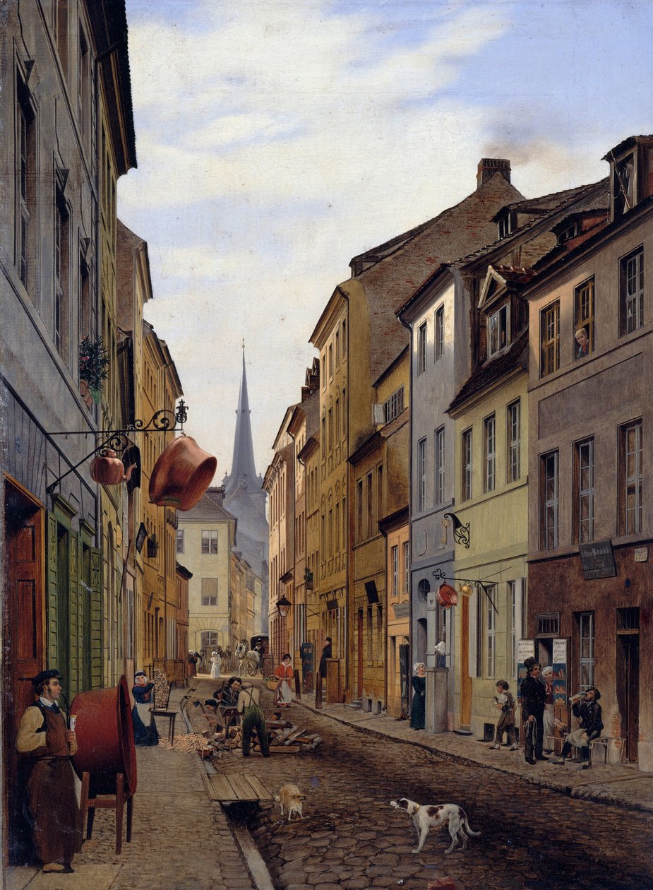 A Parochialstrae alkotó: Eduard Gaertner