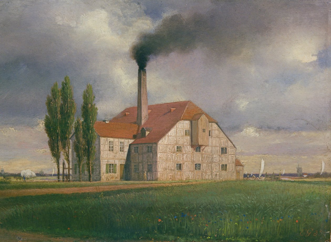Ernst March kerámiagyára, Sophienstrasse, Charlottenburg, Berlin, 1835 alkotó: Johann Philipp Eduard Gartner