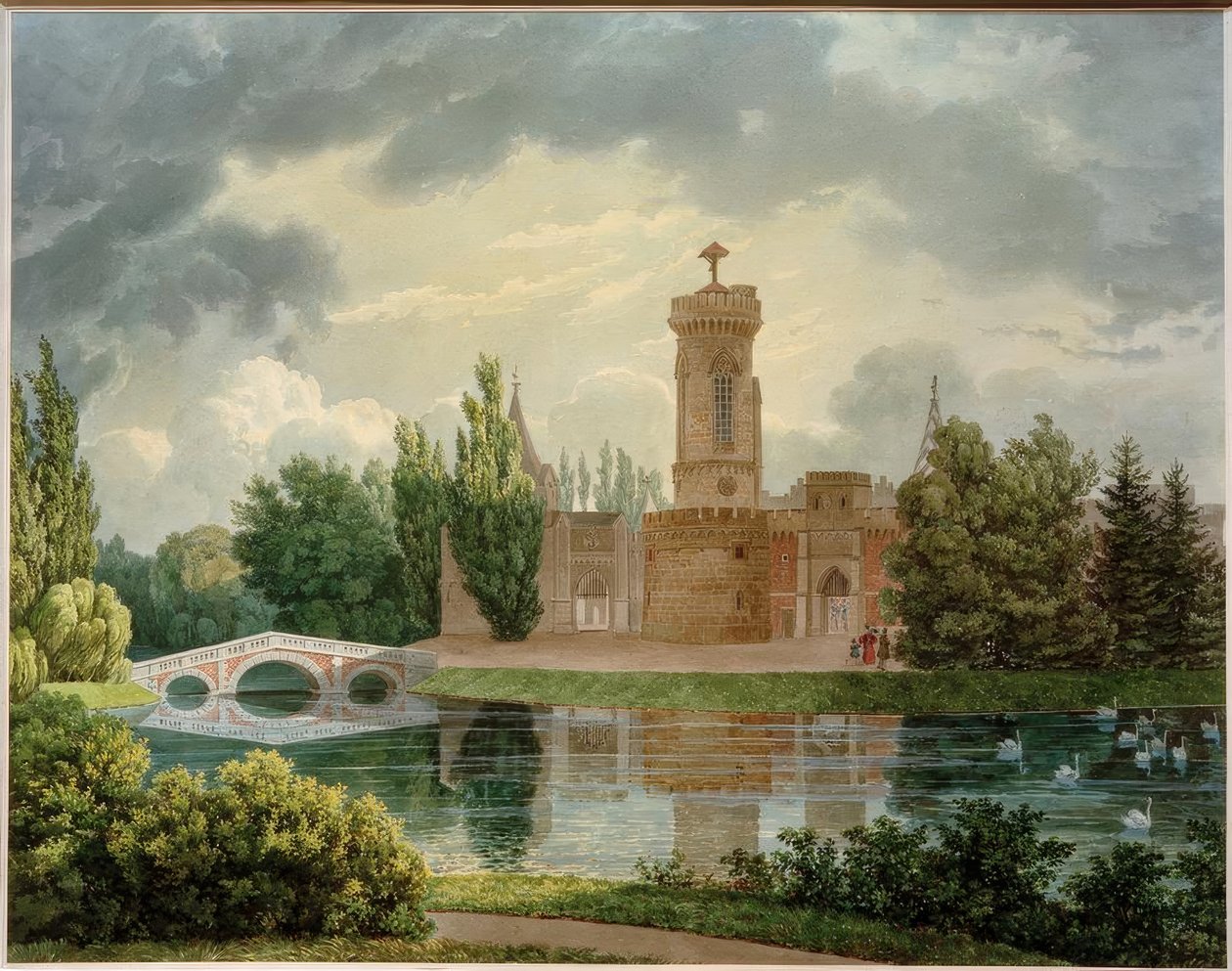 Franzensburg (1801-1836-ban épült I. Ferenc császár alatt; Arch.: Johann Ferdinand Hetzendorf von Hohenberg). alkotó: Eduard Gurk