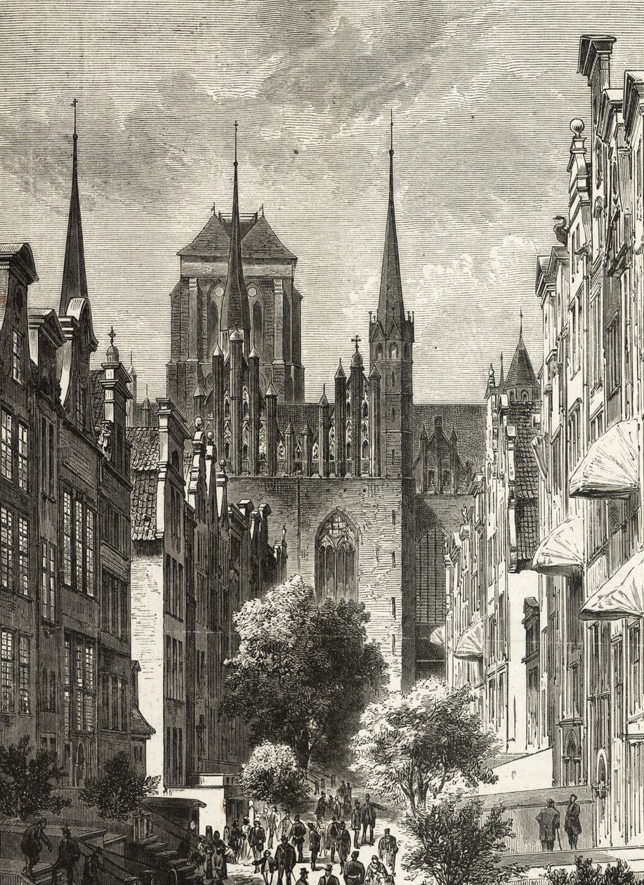 A Szűz Mária templom hátulja alkotó: Eduard Hallberger