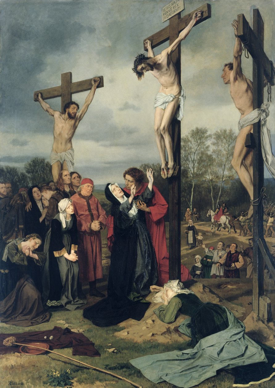 Keresztre feszítés, 1873 alkotó: Eduard Karl Franz von Gebhardt