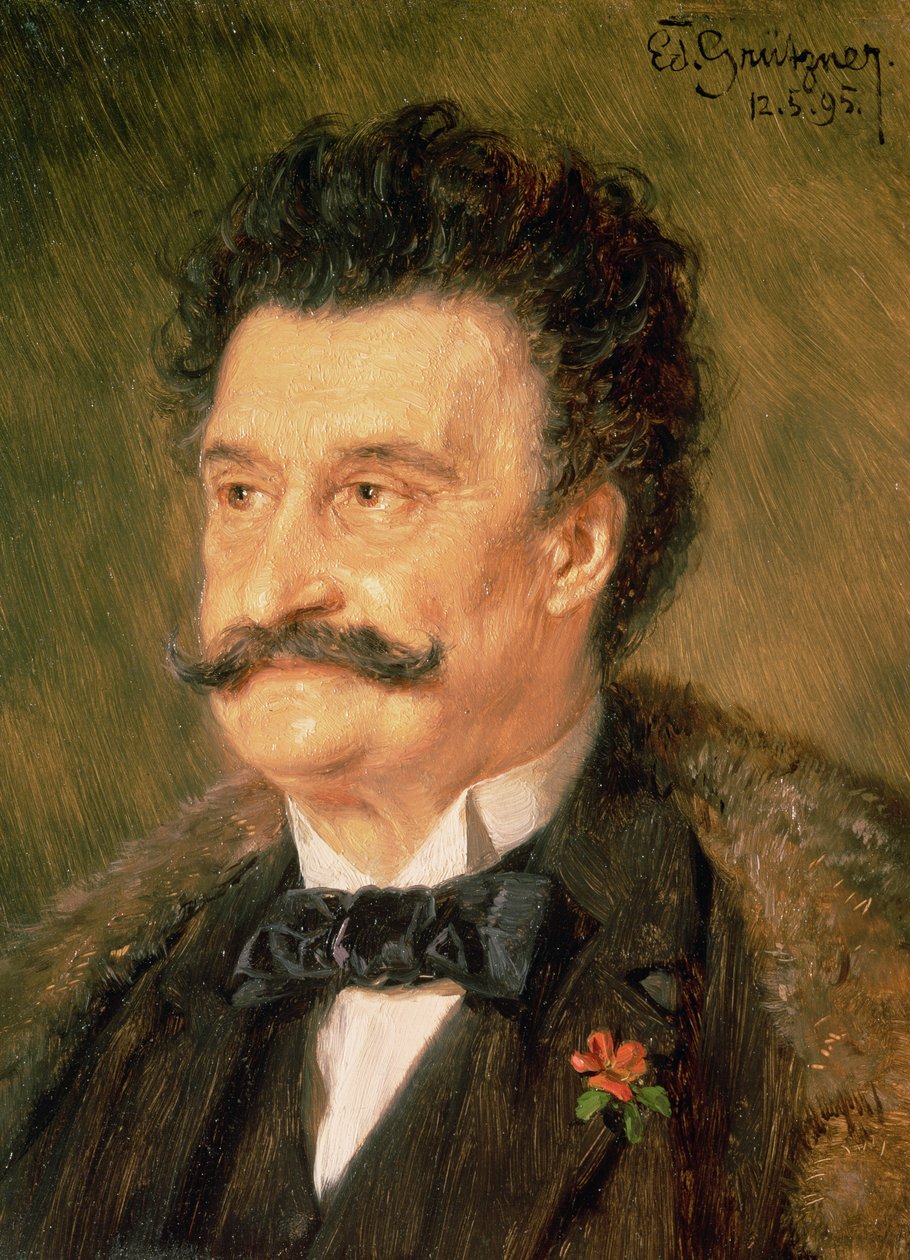 Ifjabb Johann Strauss, 1895 alkotó: Eduard von Grutzner
