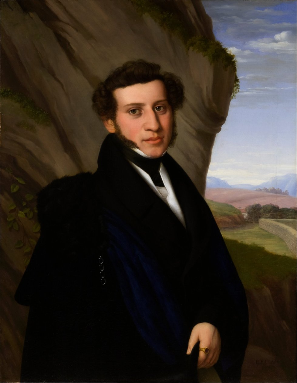 Sam Ehrenstamm portréja alkotó: Eduard Friedrich Leybold
