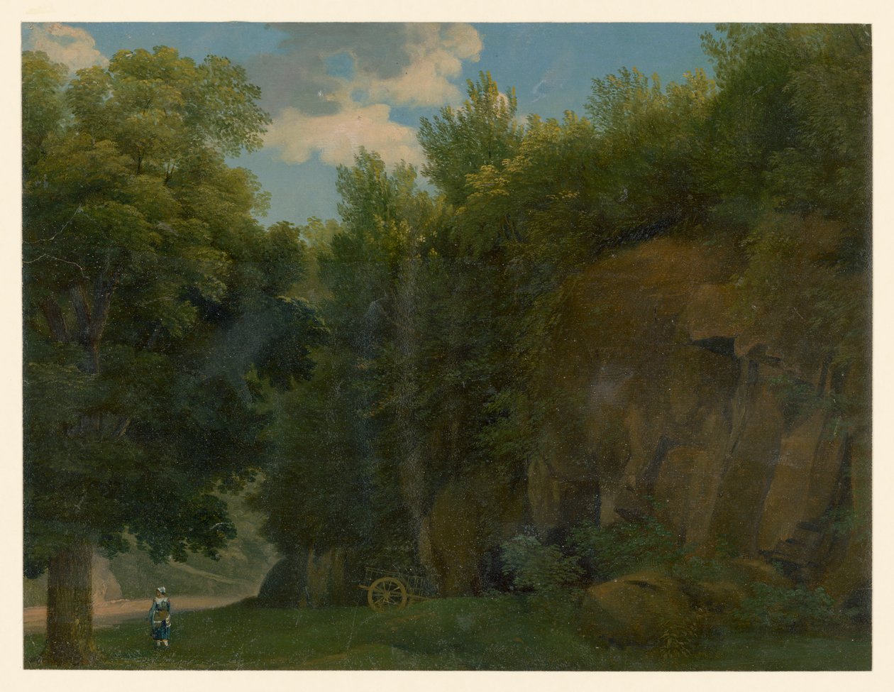 Erdős sziklaalakzat alkotó: Eduard Gaertner