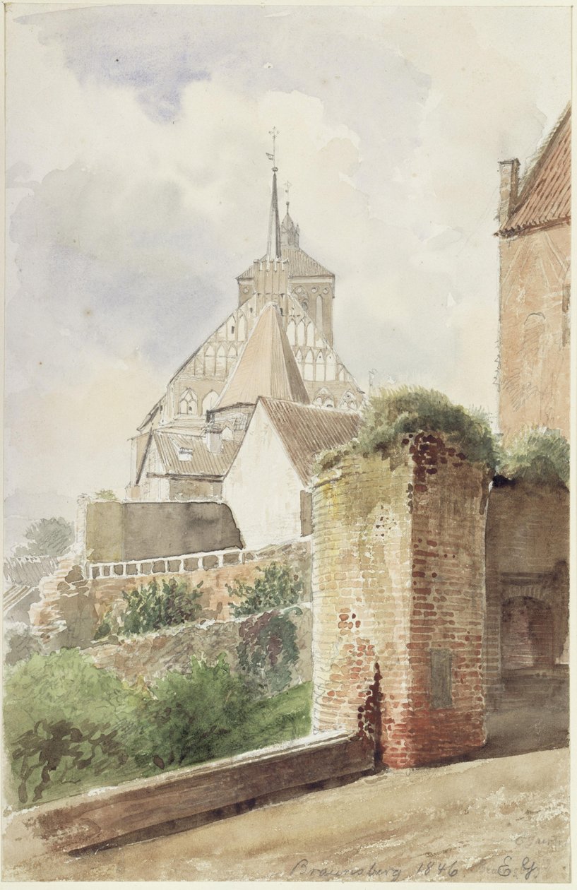 Braunsberg alkotó: Eduard Gaertner