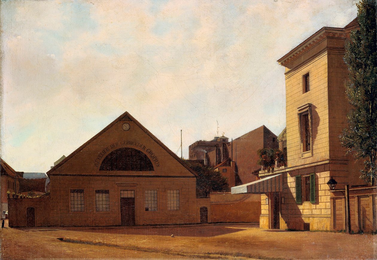 A Gropius fivérek műterme alkotó: Eduard Gaertner