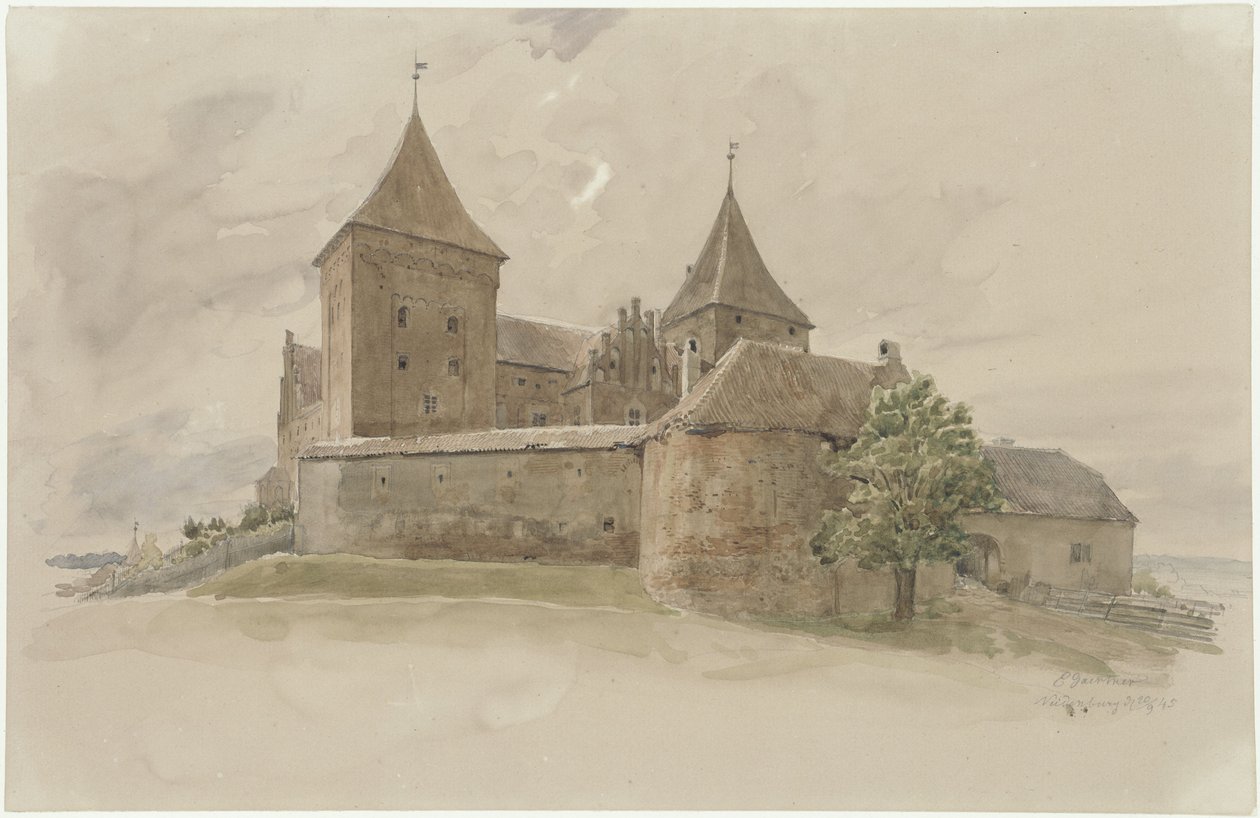 A neidenburgi kastély alkotó: Eduard Gaertner