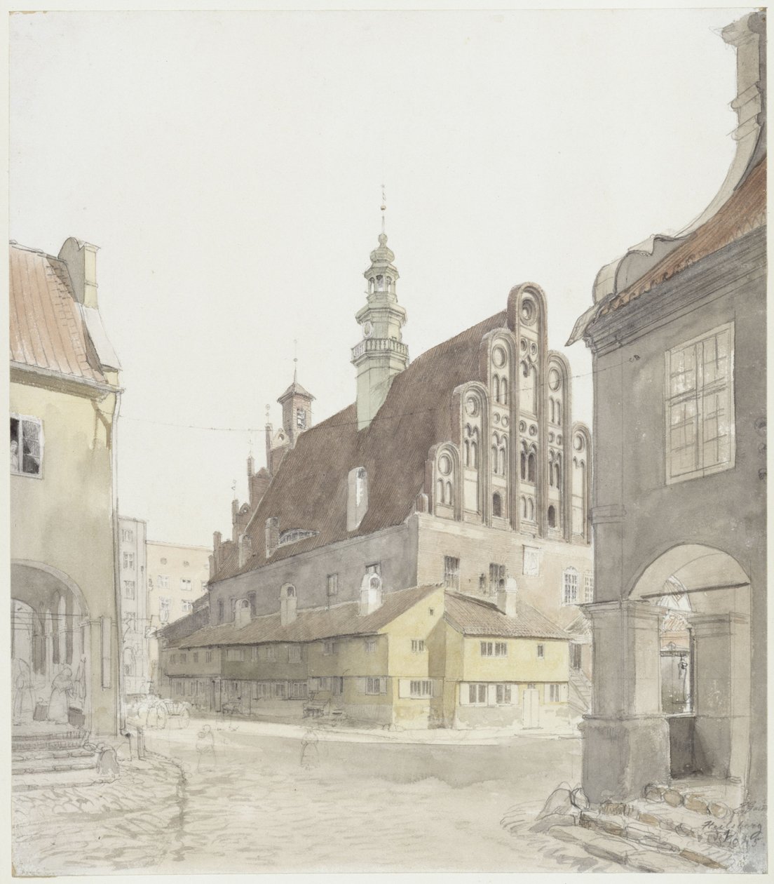 Heilsberg városházája alkotó: Eduard Gaertner