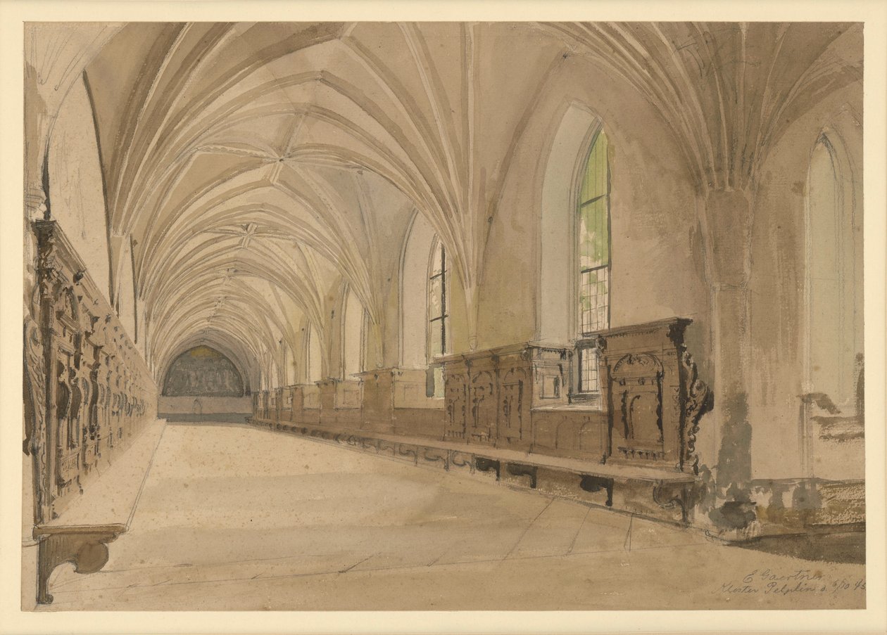 A pelplini kolostor csarnoka alkotó: Eduard Gaertner