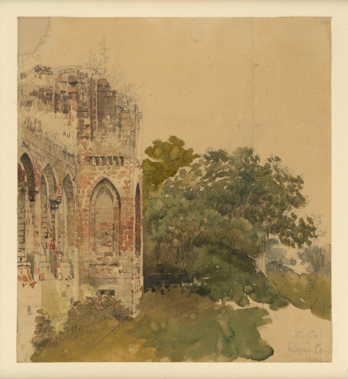 Lehnini kolostor alkotó: Eduard Gaertner