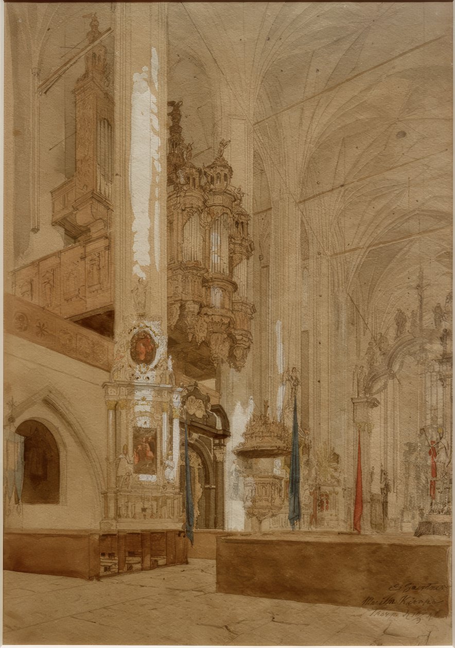 Marienkirche zu Thorn alkotó: Eduard Gärtner