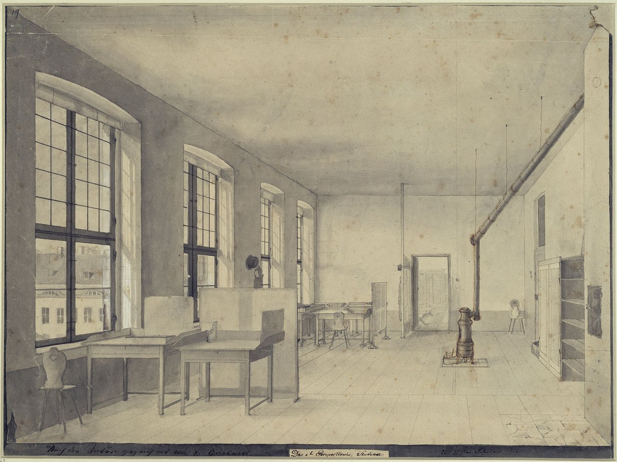 Rajzterem alkotó: Eduard Gaertner