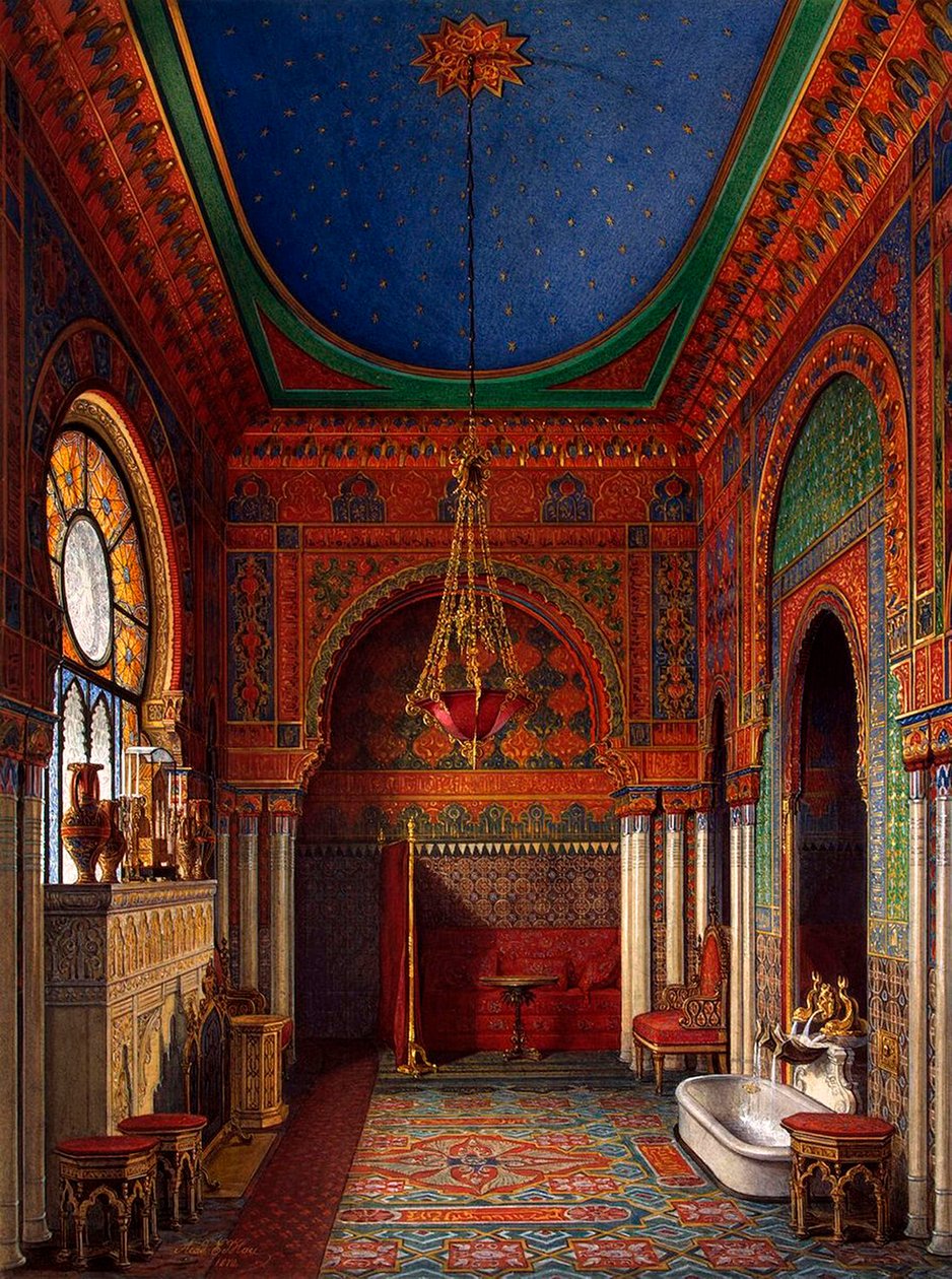A Téli Palota belső terei, 1870. alkotó: Eduard Hau
