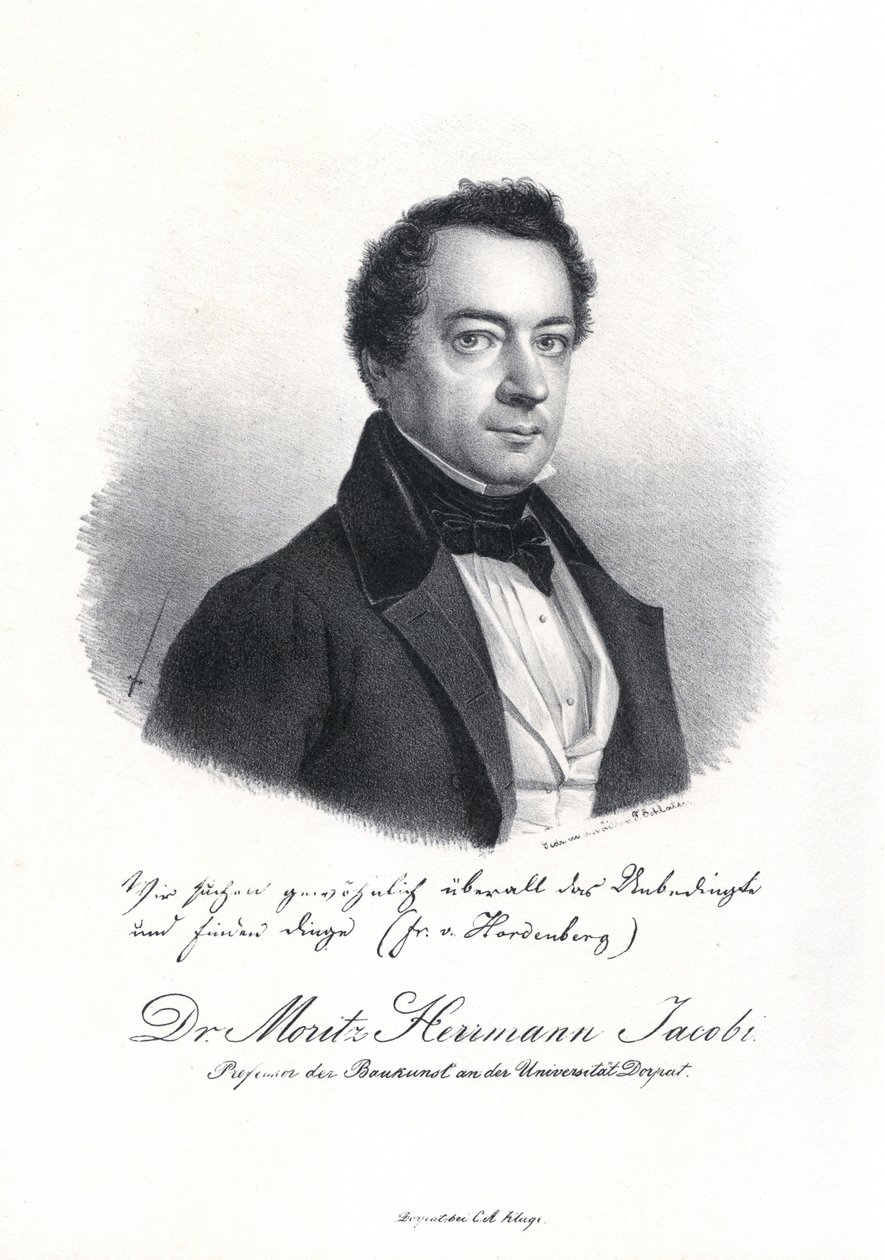 Moritz Hermann von Jacobi portréja 1801-1874, 1837. alkotó: Eduard Hau