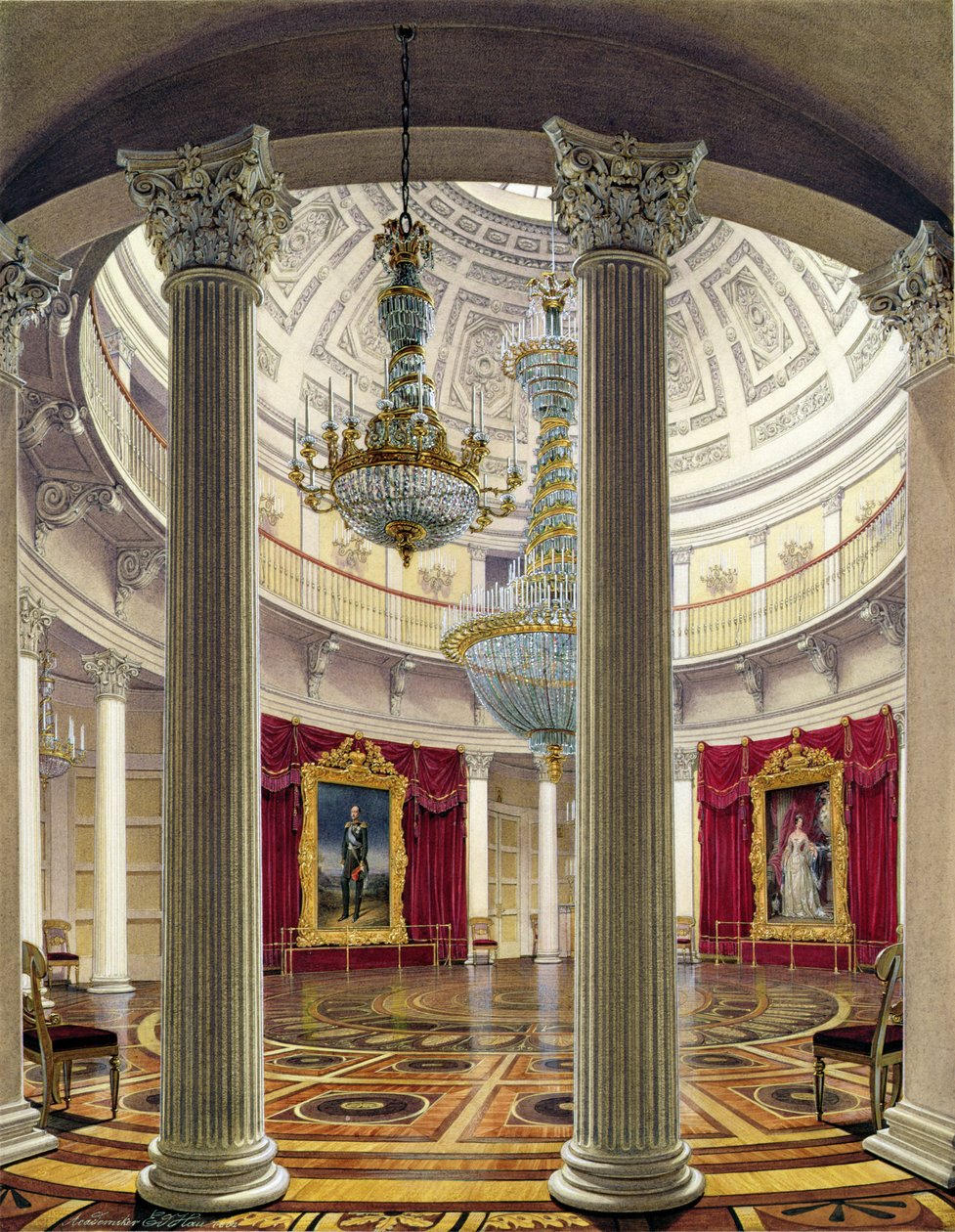A Rotunda, Téli Palota, 1862 alkotó: Eduard Hau