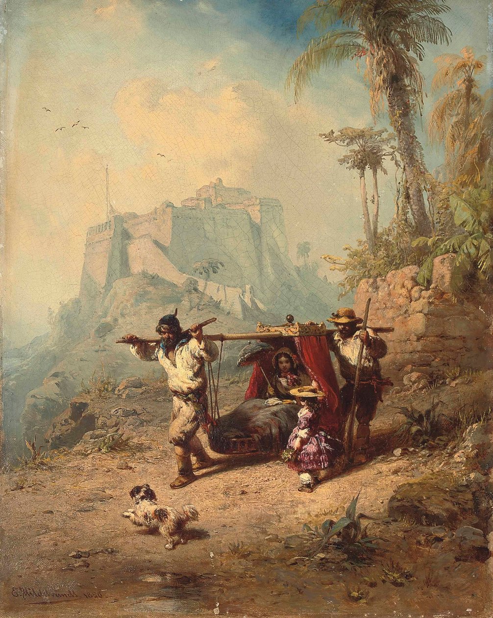 Pico kastély, Madeira alkotó: Eduard Hildebrandt