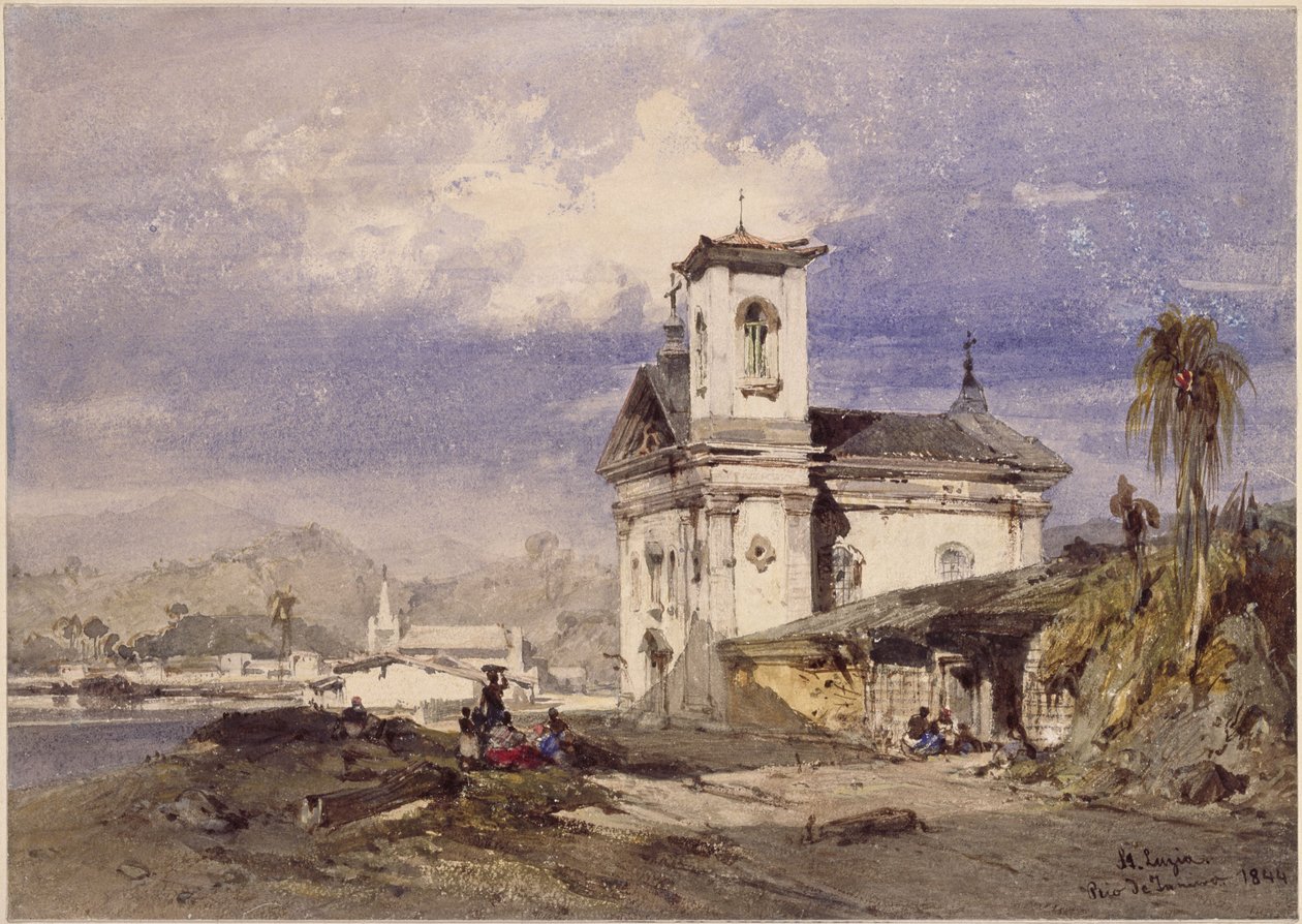 Szent Luzia-templom, Rio de Janeiro alkotó: Eduard Hildebrandt