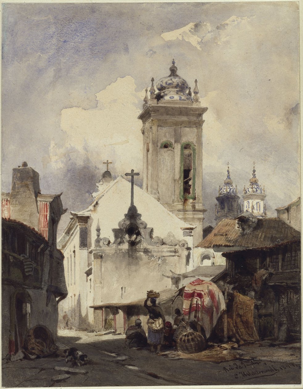 Rio de Janeiro, Santa Rita-templom alkotó: Eduard Hildebrandt