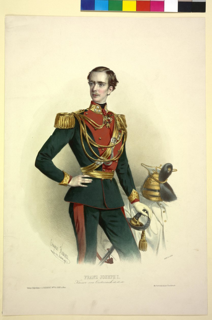 I. Ferenc József osztrák császár alkotó: Eduard Kaiser