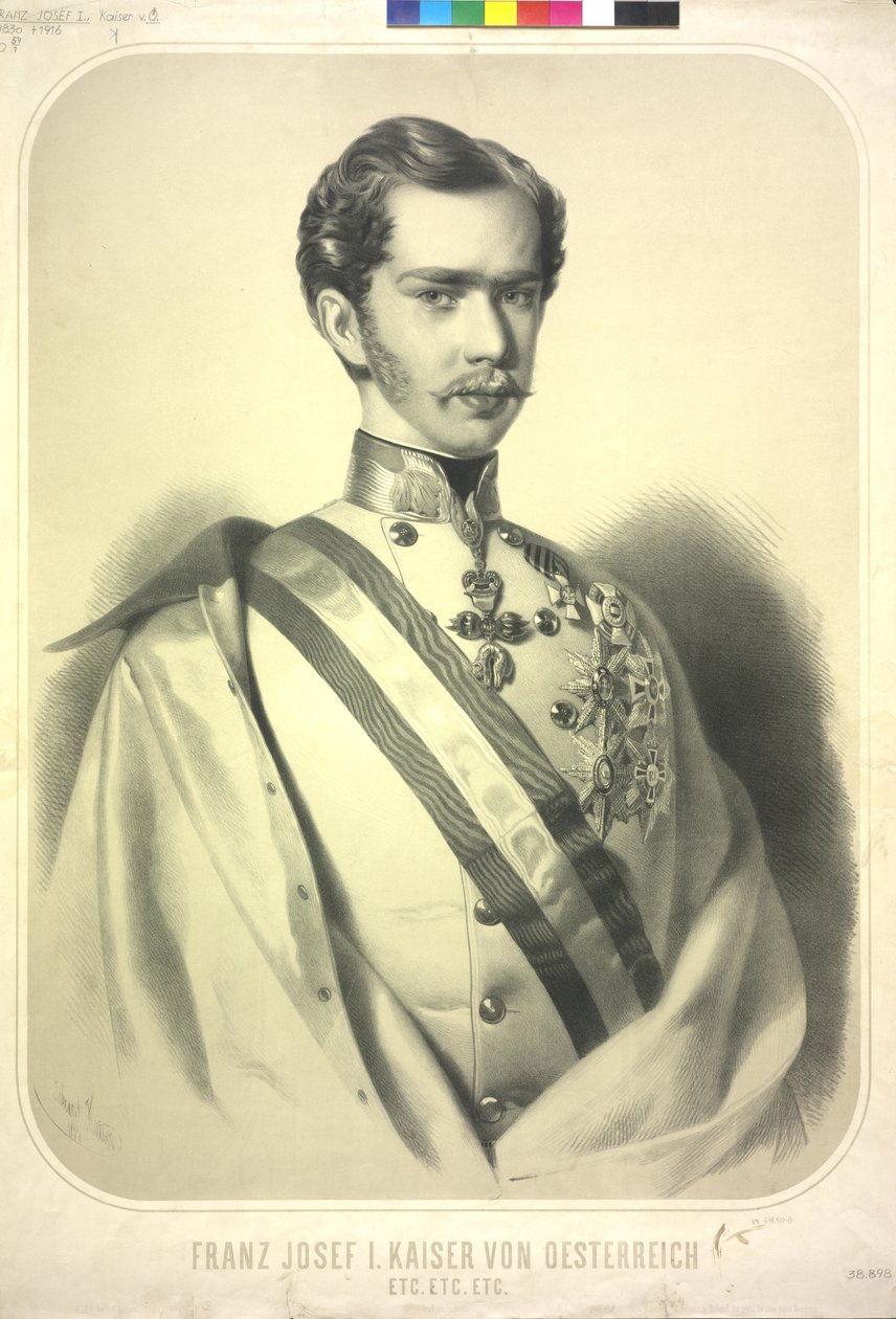 I. Ferenc József osztrák császár alkotó: Eduard Kaiser