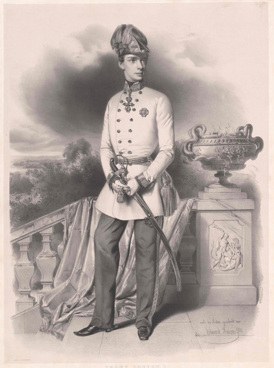 I. Ferenc József osztrák császár alkotó: Eduard Kaiser