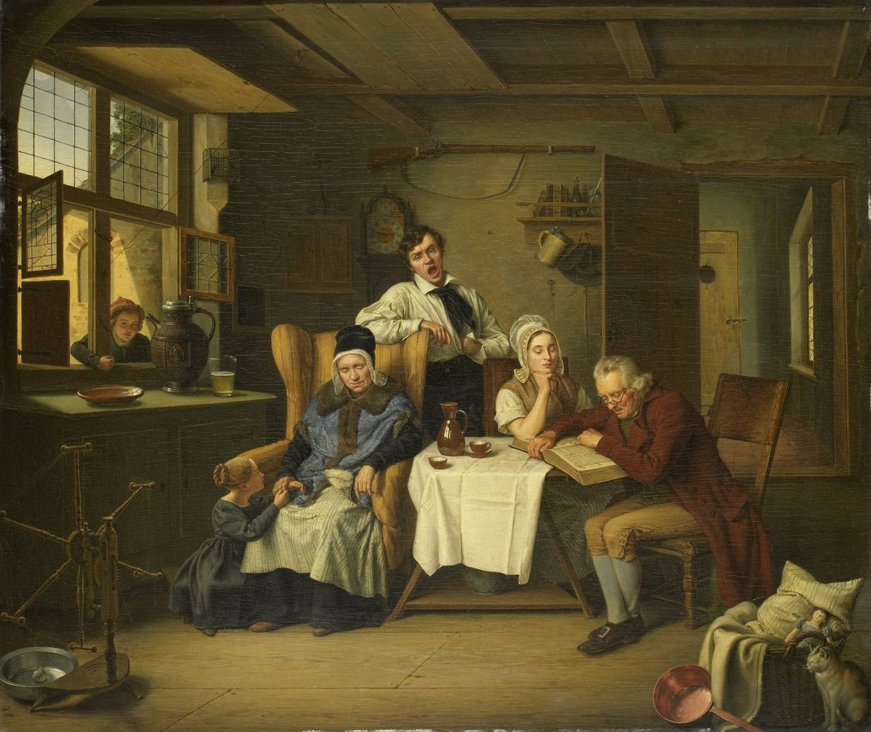 Bibliaolvasás alkotó: Eduard Karl Gustav Lebrecht Pistorius