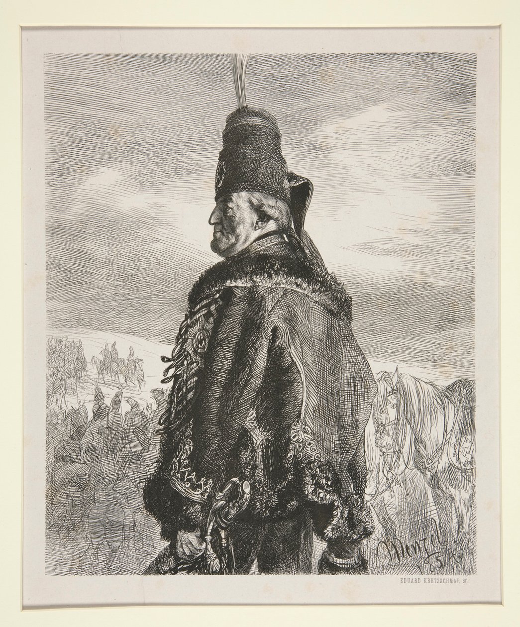 Belling portréja alkotó: Eduard Kretzschmar