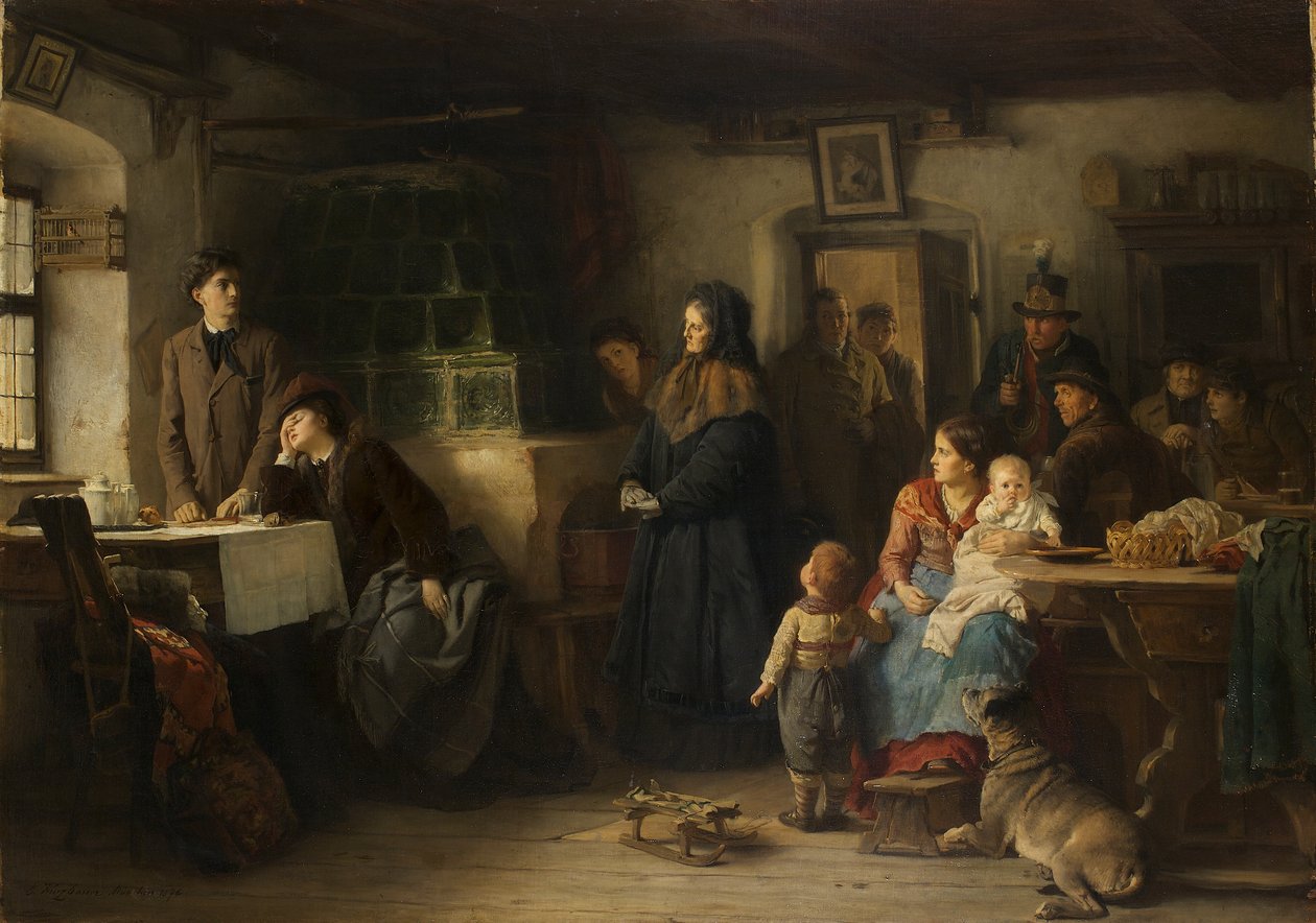 A megszökött menekültek alkotó: Eduard Kurzbauer