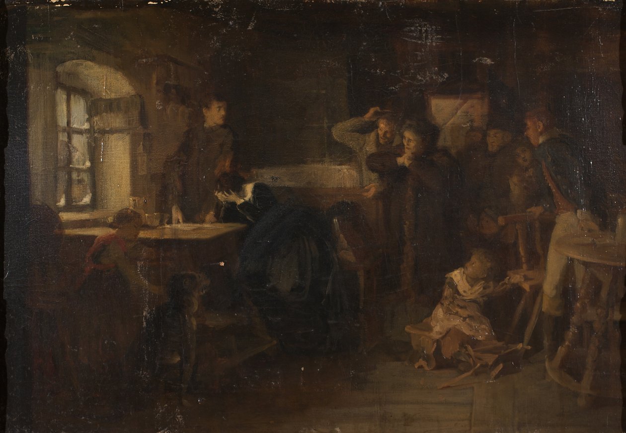 A megszökött menekültek alkotó: Eduard Kurzbauer