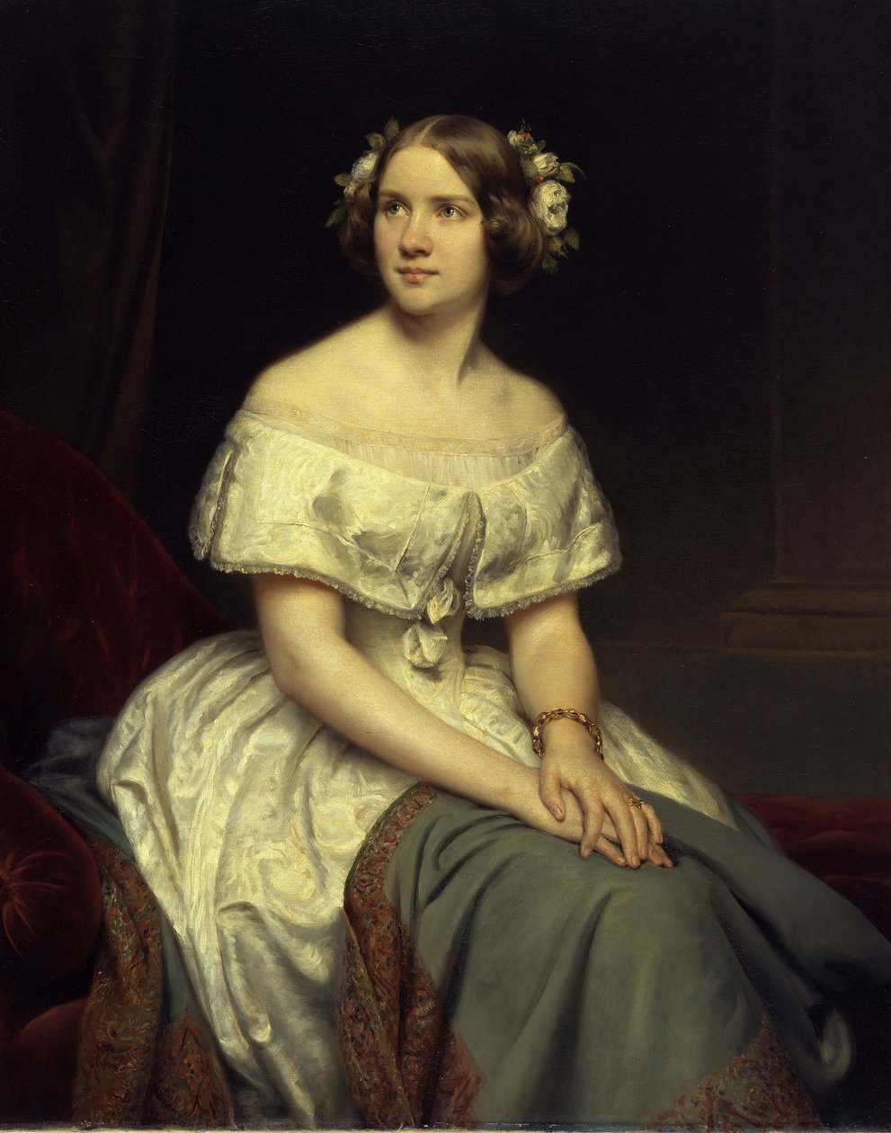 Német: Jenny Lind énekesnő portréja alkotó: Eduard Magnus