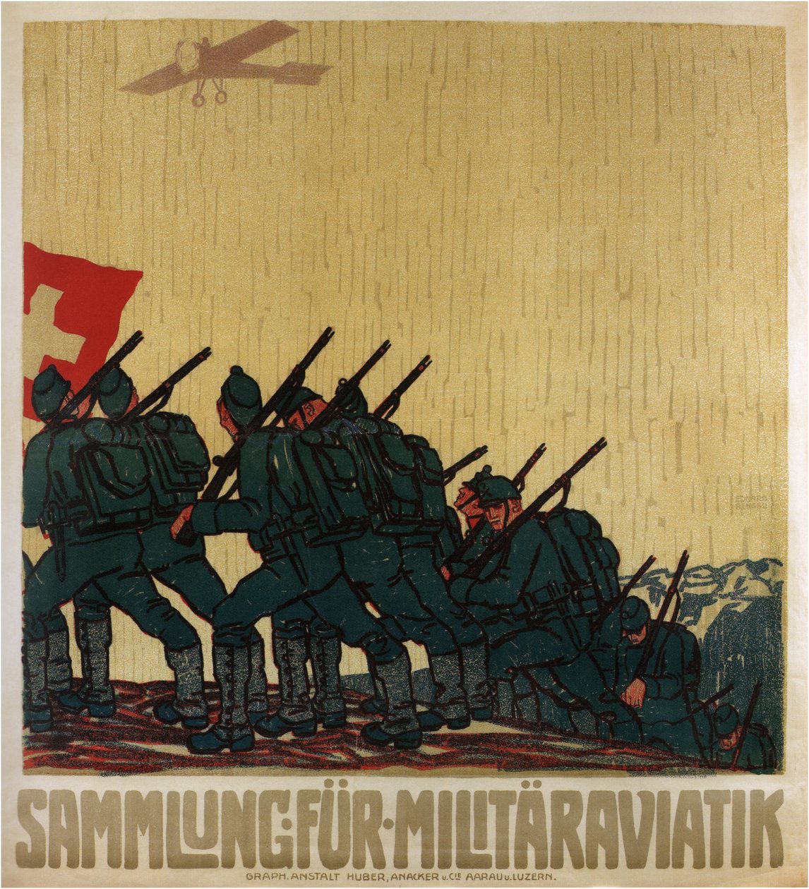 Adományok a légiflottának, 1914 alkotó: Eduard Renggli the Younger