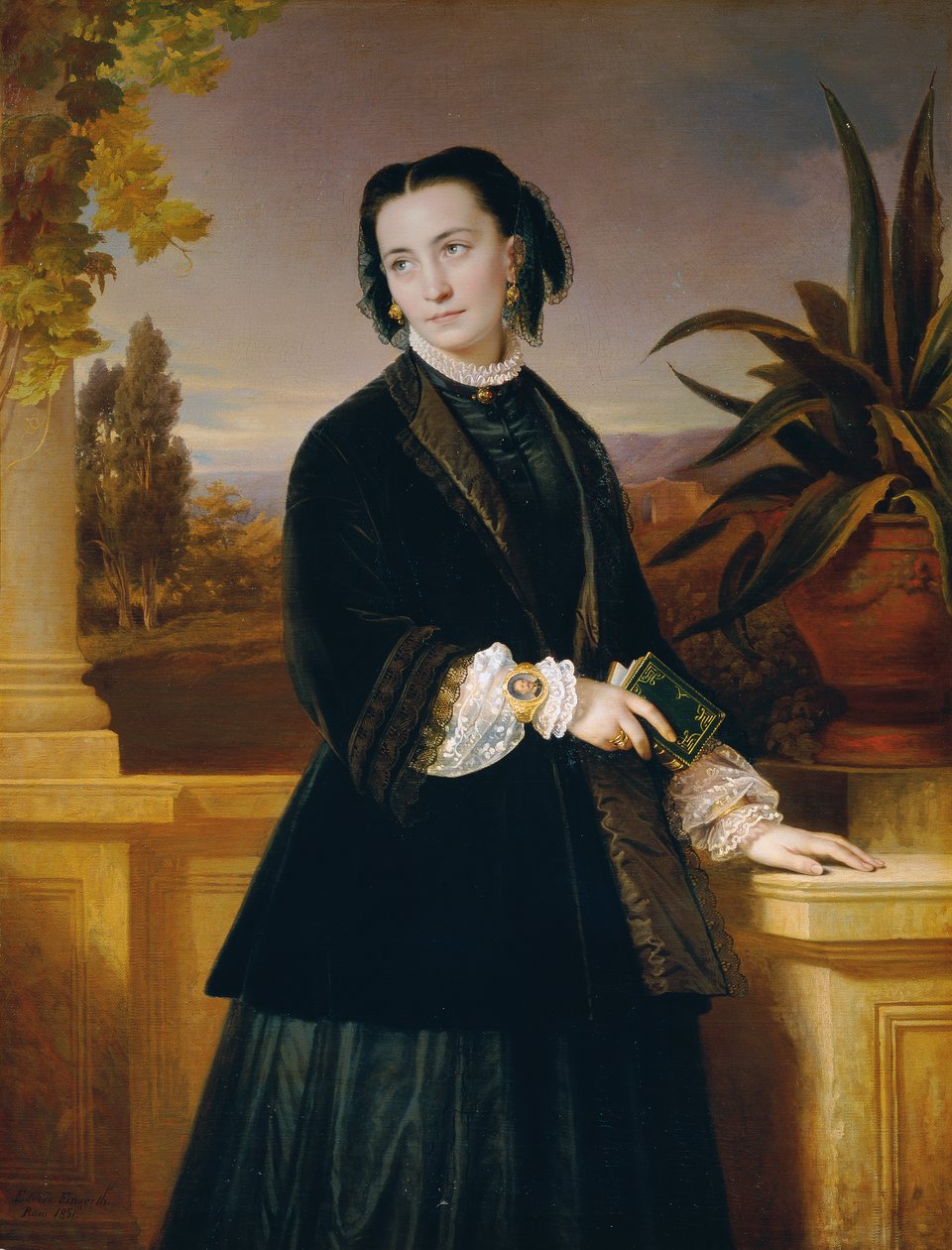 Auguste Engerth, a művész felesége alkotó: Eduard Ritter von Engerth