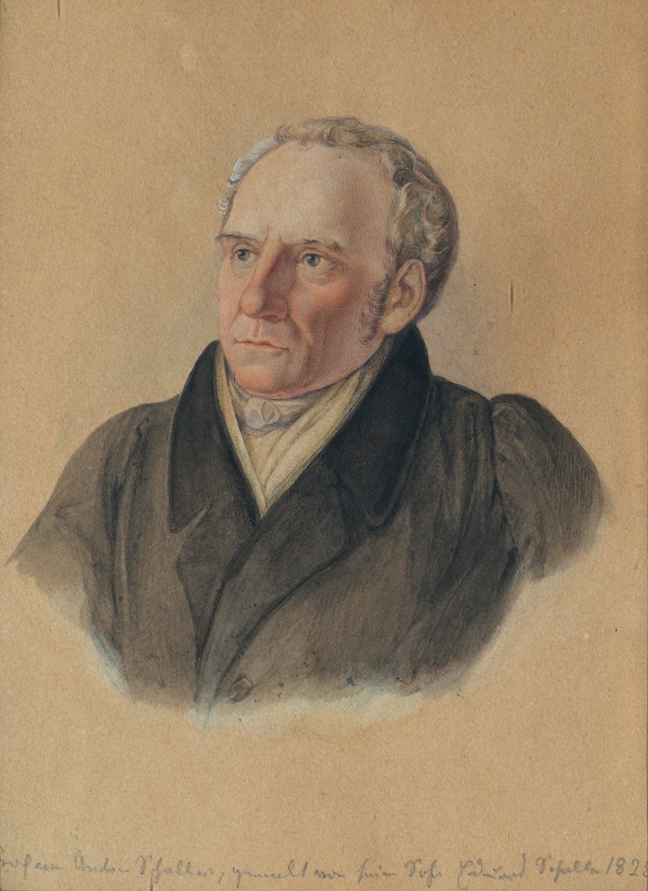 Anton Schaller professzor (1773–1844), a művész édesapja alkotó: Eduard Schaller