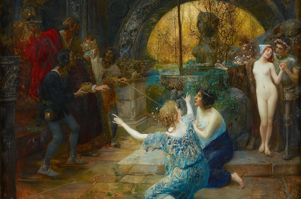 Az ifjúság kútja, 1890 körül (olaj, vászon) alkotó: Eduard Veith