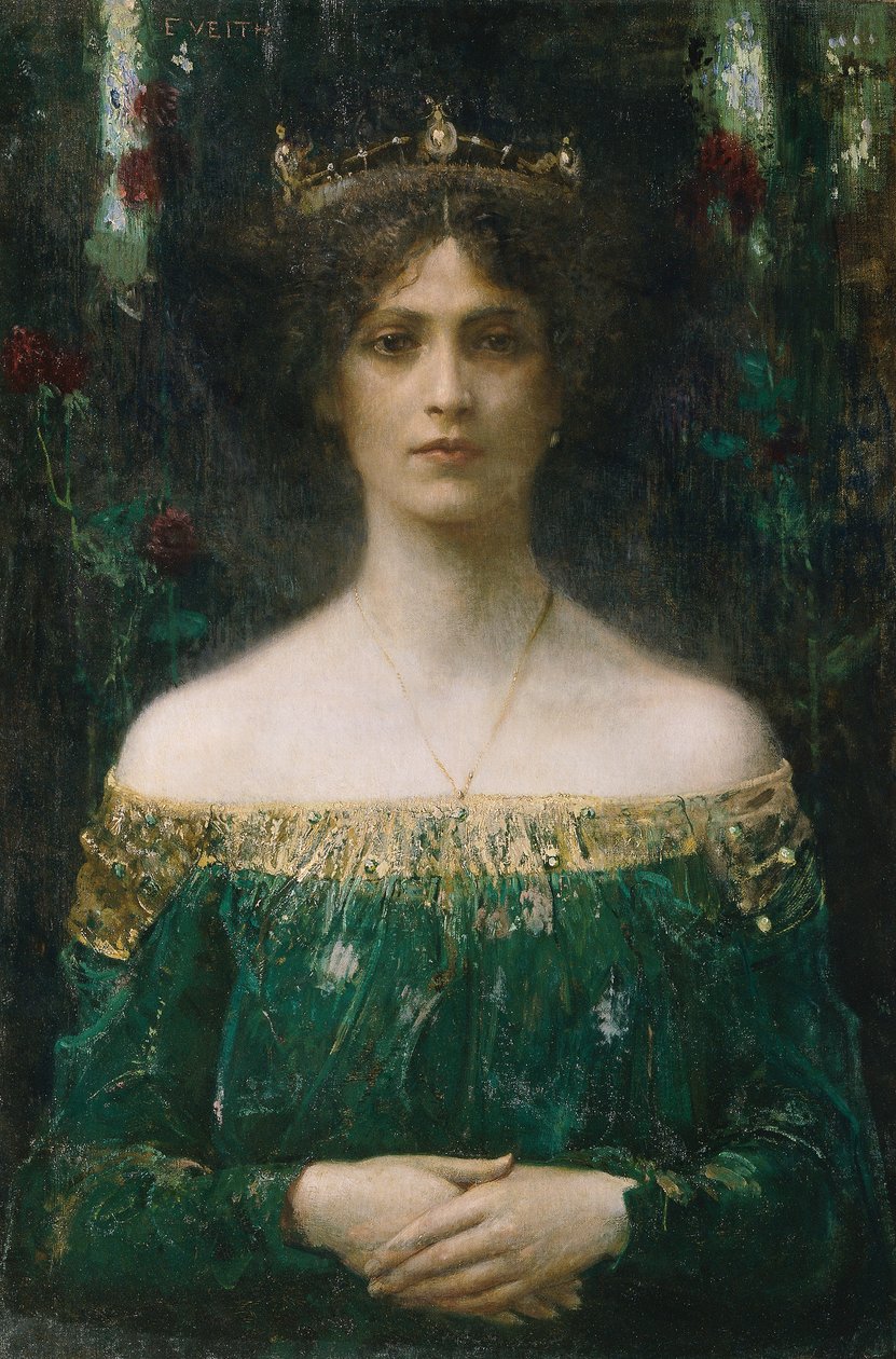 A király lánya, 1902 előtt (olaj, vászon) alkotó: Eduard Veith