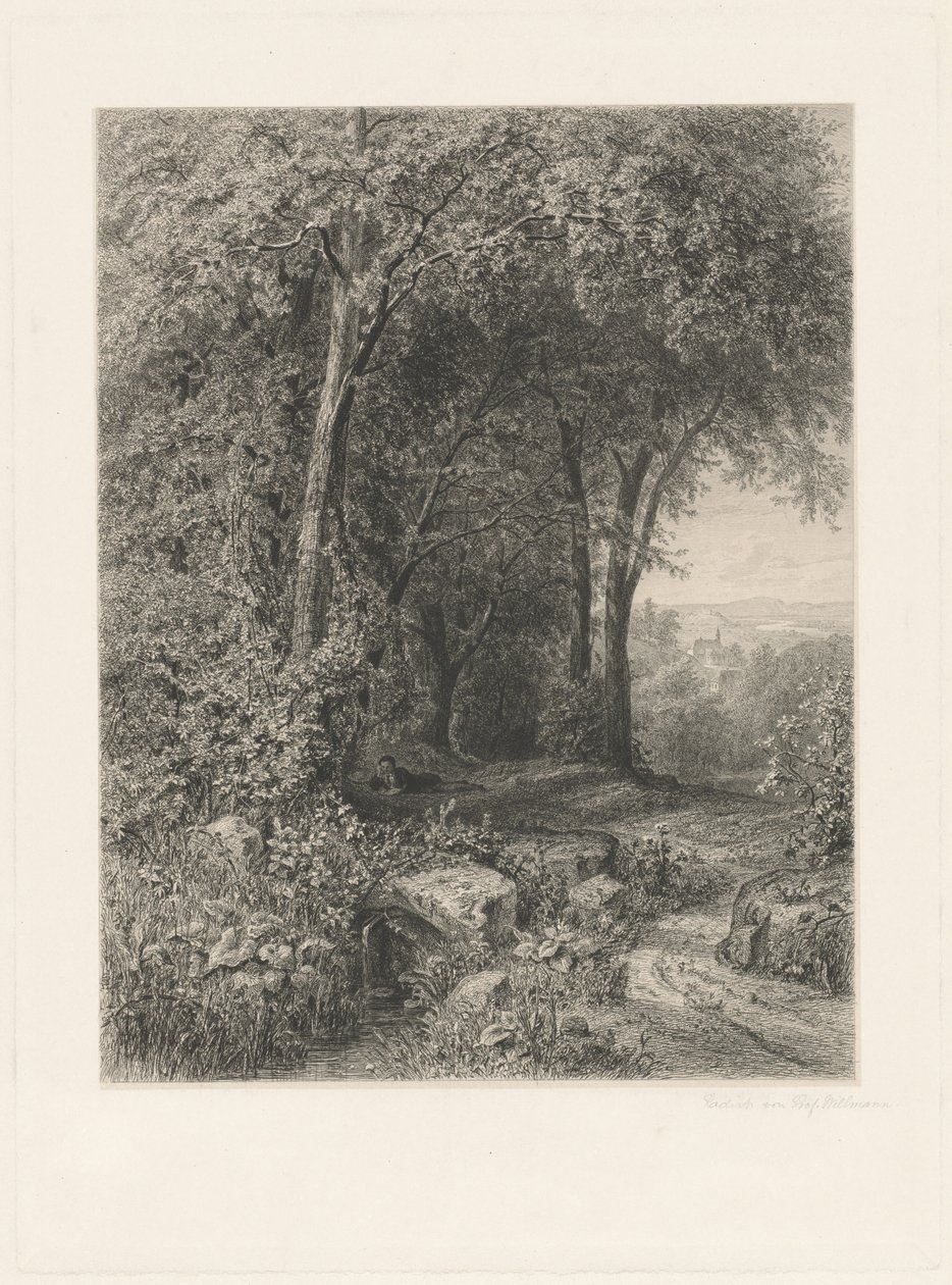 Nyár alkotó: Eduard Willmann, after Julius Mařák