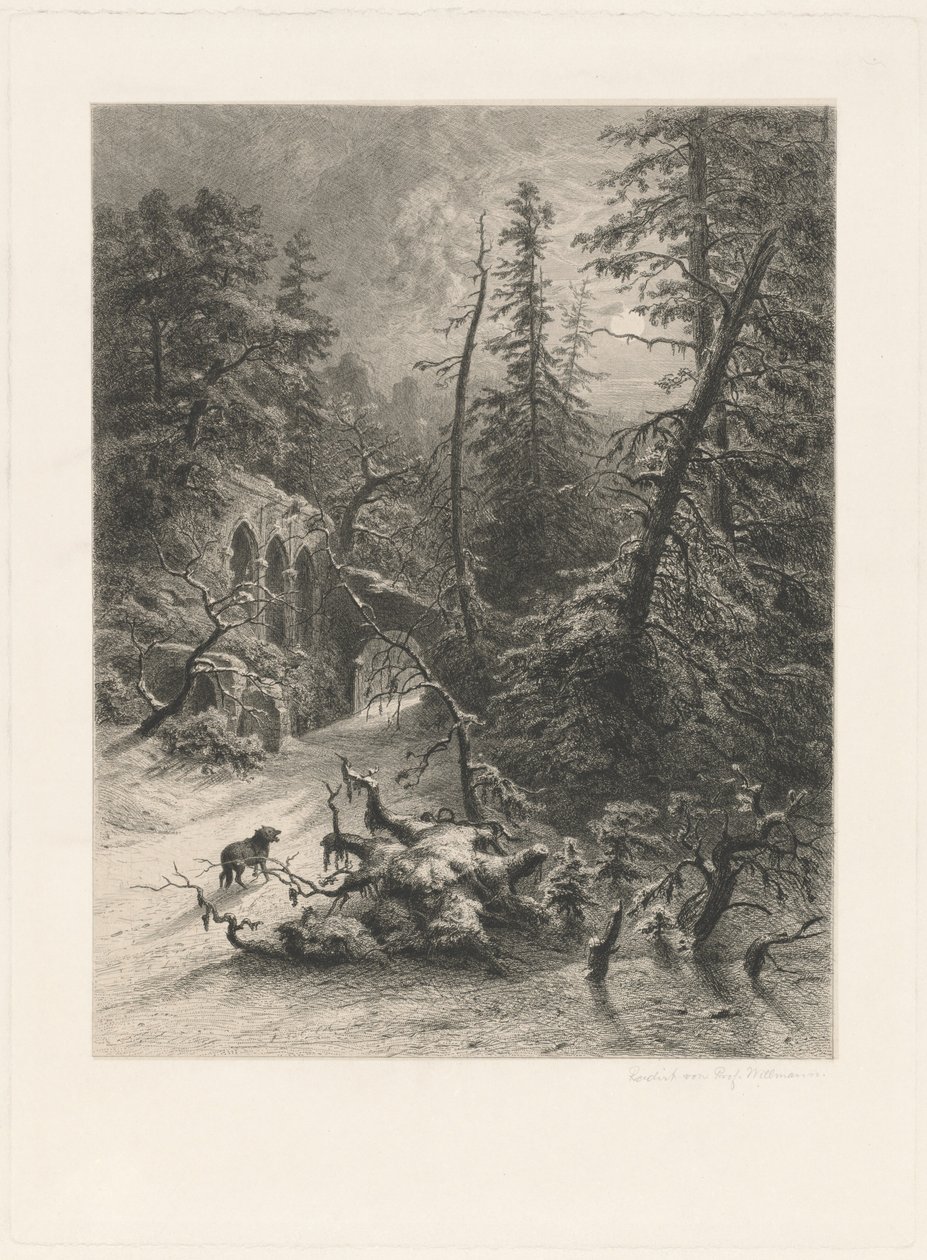 Téli alkotó: Eduard Willmann, after Julius Mařák
