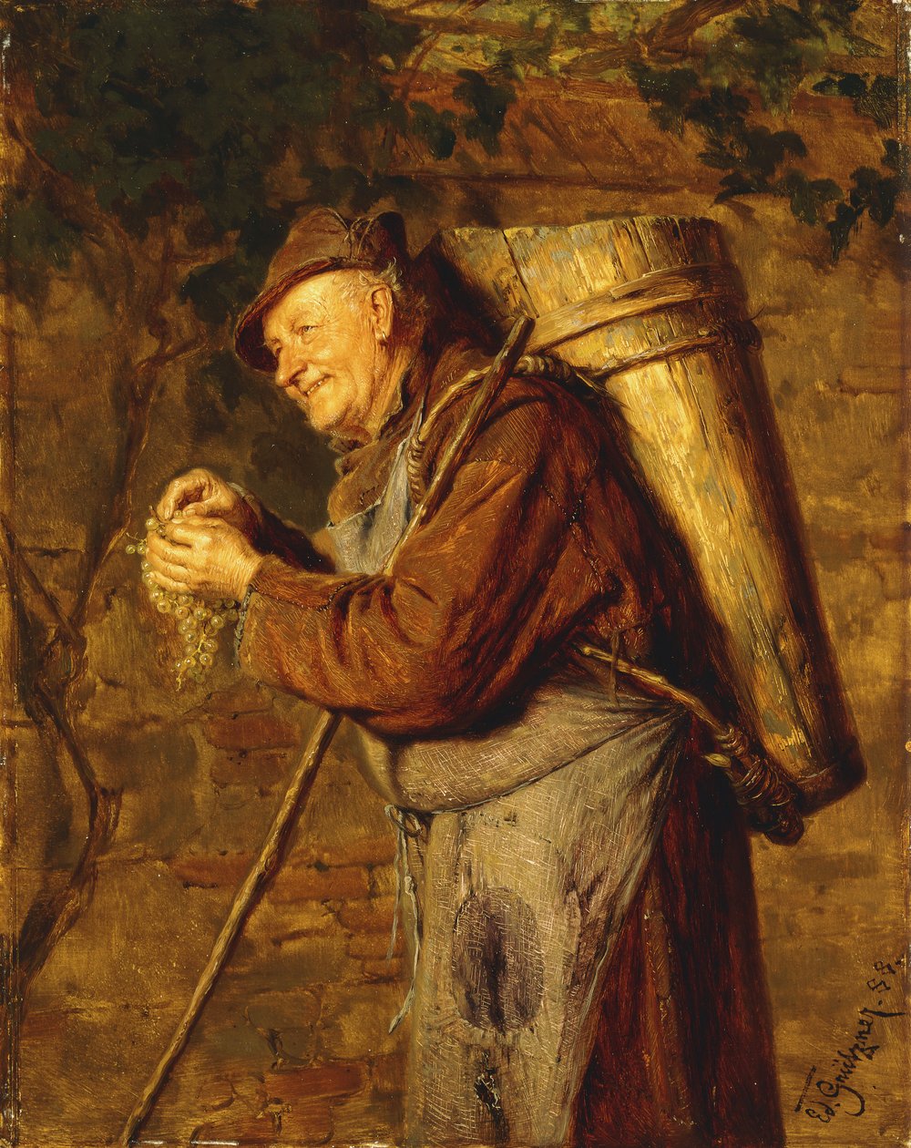 Kolostori termék, 1888 alkotó: Eduard von Grutzner