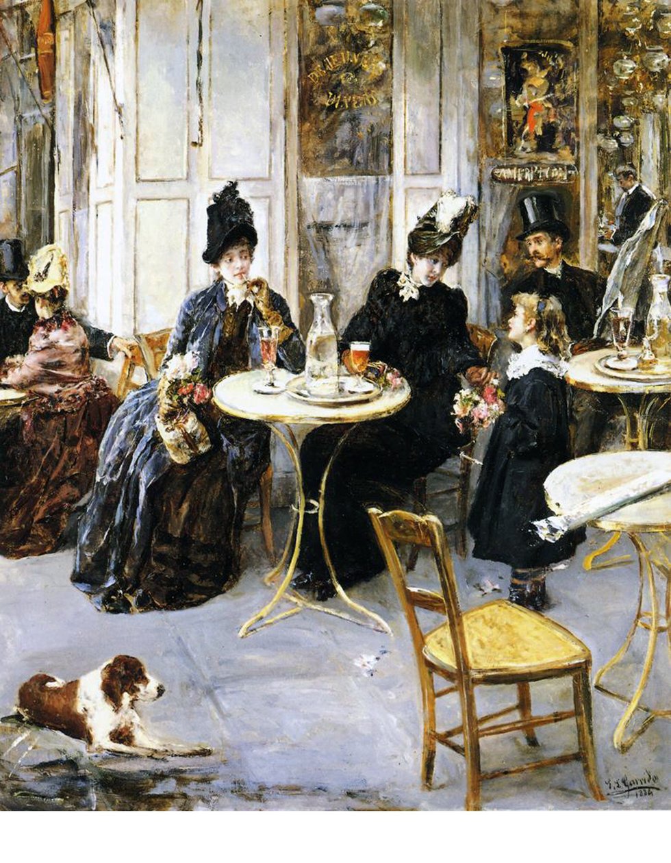 A kis viráglány, 1886 alkotó: Eduardo Leon Garrido