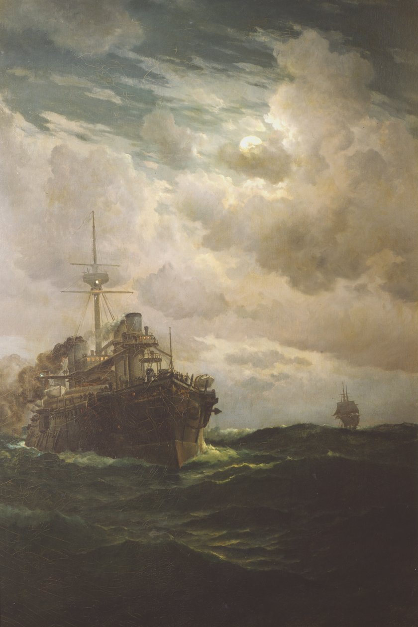 Lepanto csatahajó alkotó: Eduardo de Martino