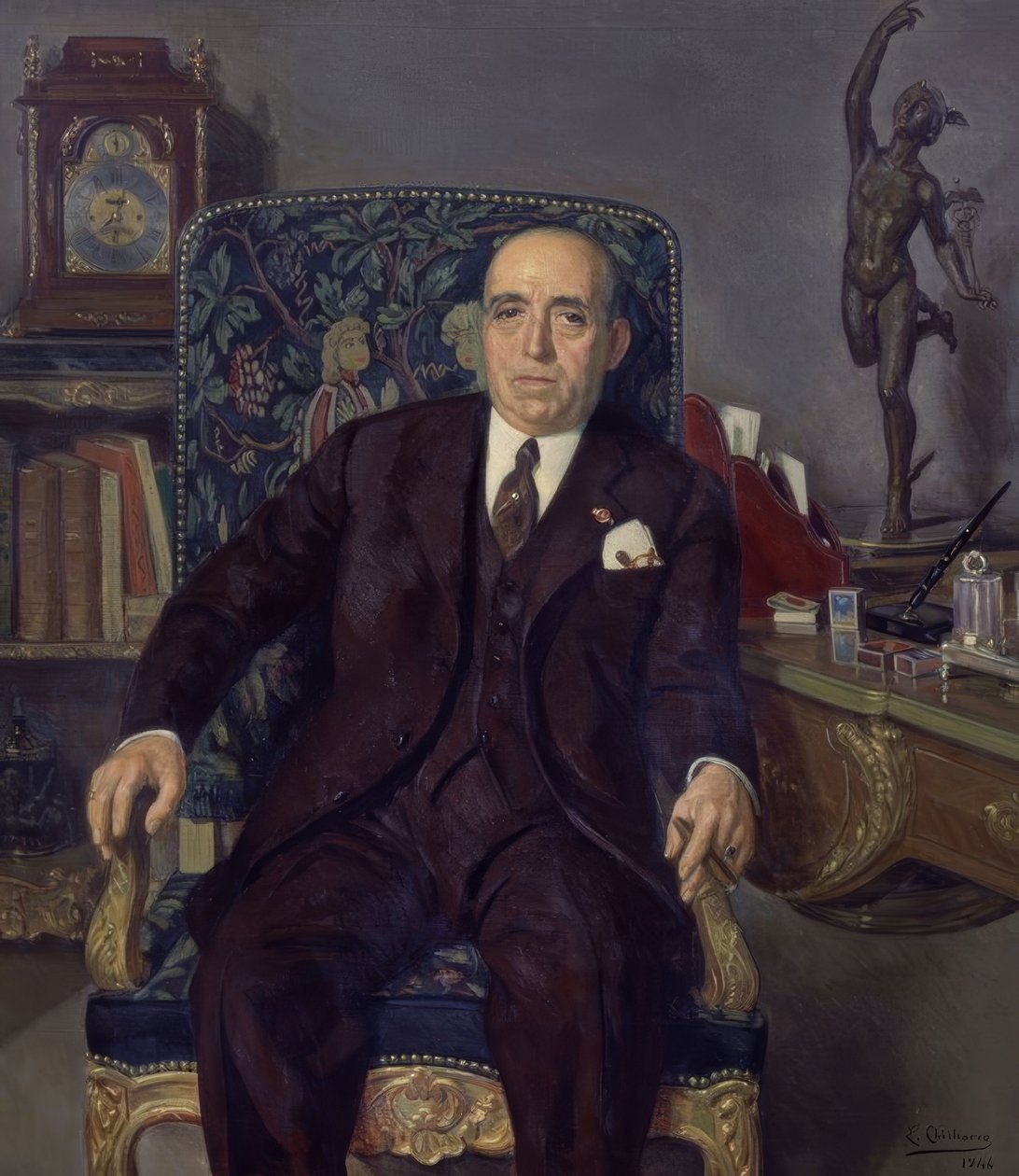 Ildefonso Fierro portréja alkotó: Eduardo Chicharro y Agüera