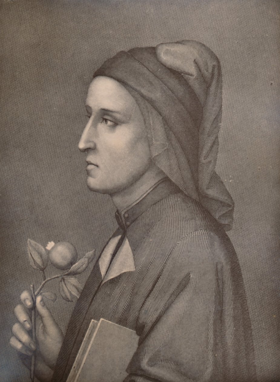 Dante Alighieri olasz költő, XIX. század 1894 alkotó: Eduardo Chiossone