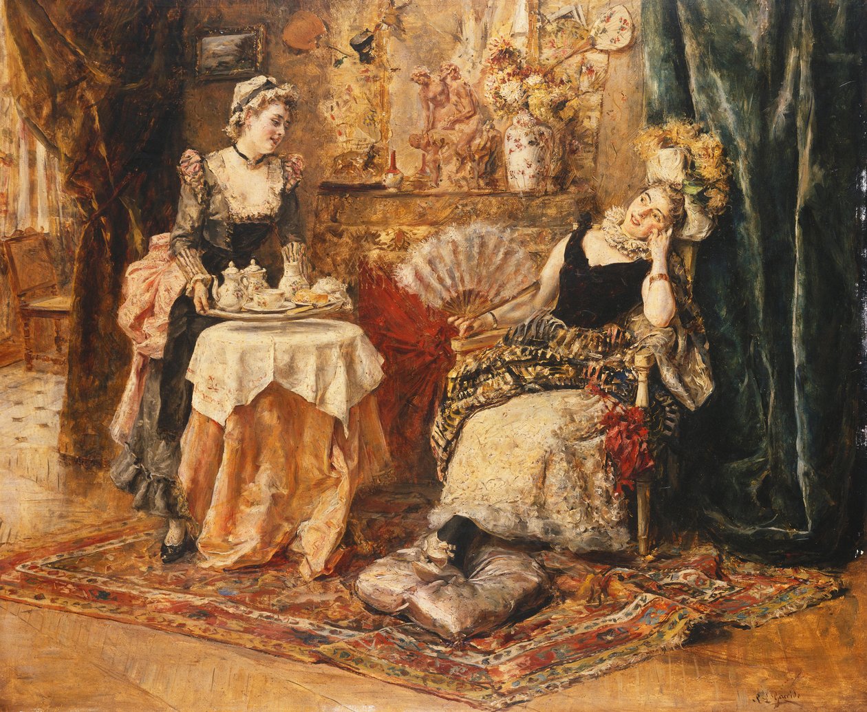 Tea idő, alkotó: Eduardo Leon Garrido